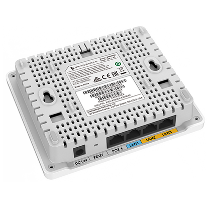 Grandstream GWN7604 AX3000 Wi-Fi 6 Access Point with Integrated 4-Port Gigabit PoE Switch