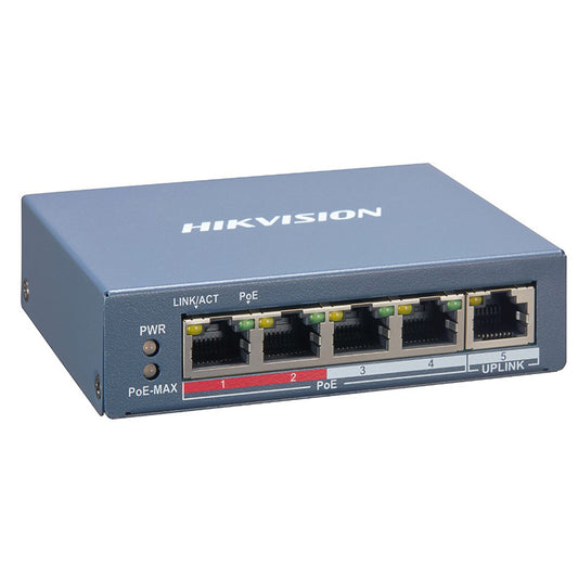 5 Port POE Switch | Hikvision DS-3E1105P-EI/M متجر نصر