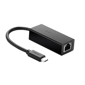 UGREEN USB 2.0 Type-C to 10/100/1000Mbps Ethernet Adapter, Black |30287 متجر نصر