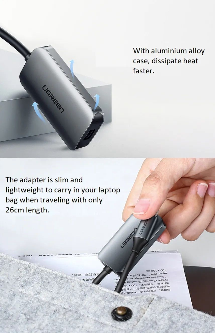 UGREEN USB-C to Mini DP Female Adapter / 60351