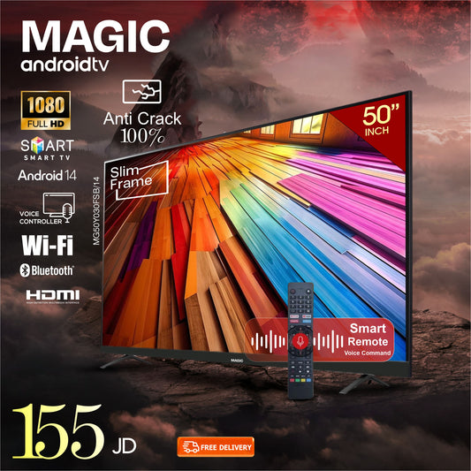 Magic 50" Smart Screen /Anti Crack Protection / FHD