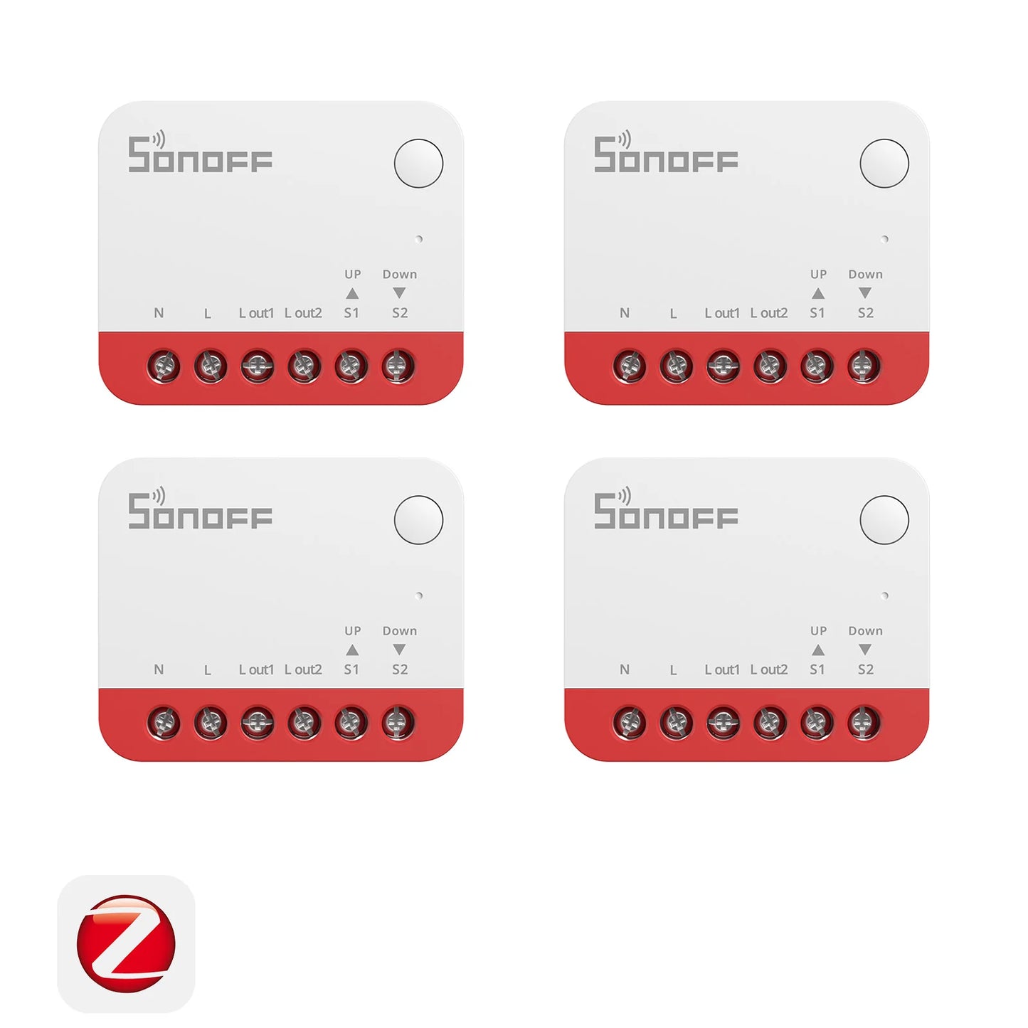 Zigbee Smart Roller Shutter Switch Modules (4 Pack) | Sonoff MINI-ZBRBS متجر نصر