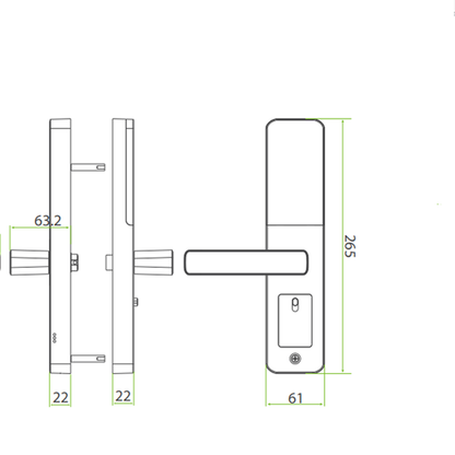 ZKTeco Fingerprint Smart Lock / ML100 متجر نصر