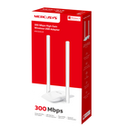 Mercusys N300 Wi-Fi 4 High Gain Wireless USB Adapter with 2 External Antennas MW300UH - image 4