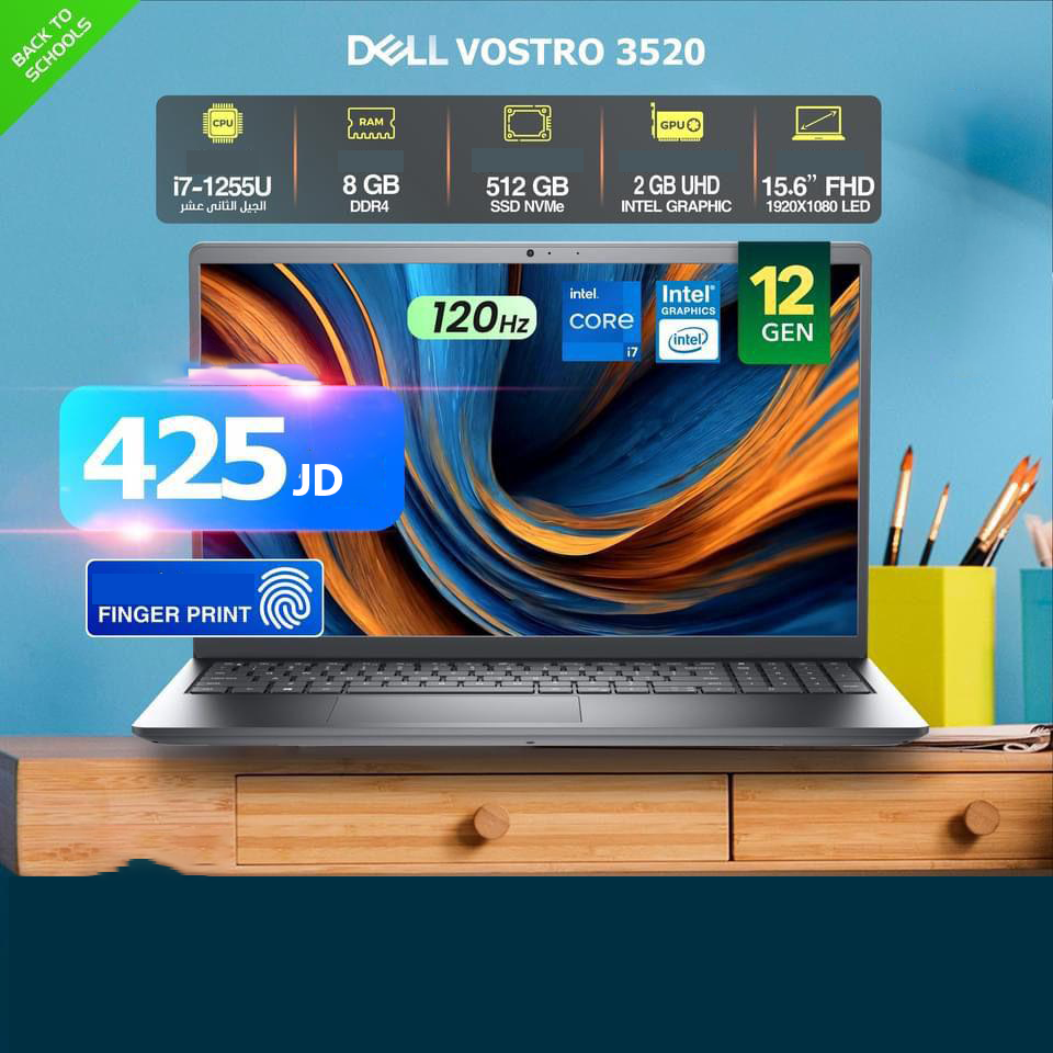 Dell Vostro 3520 i7 12th + 512 SSD + 8Gb