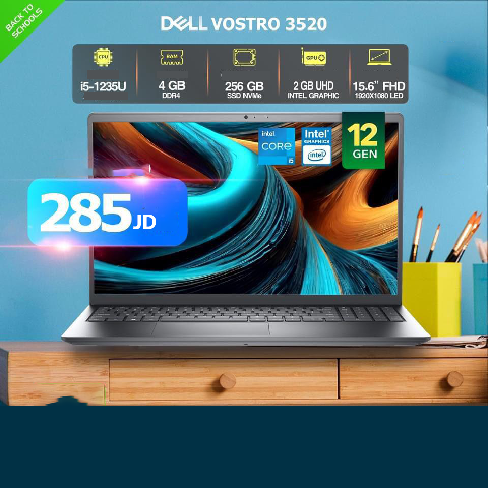 Dell Vostro 3520 Core i5-12th Gen (4GB RAM)