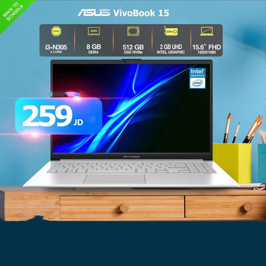 Asus VivoBook i3 8GB Ram /512GB SSD