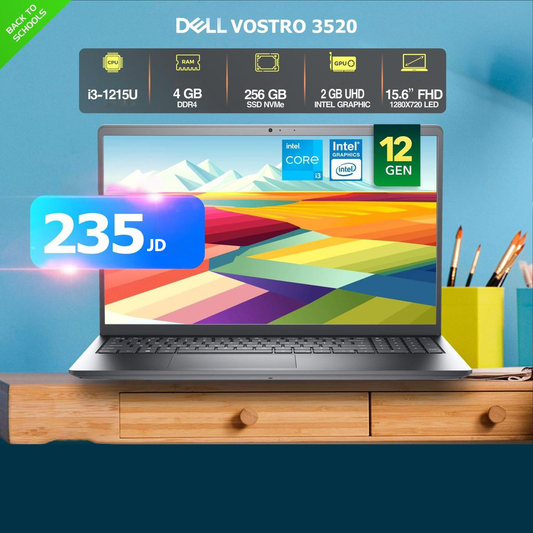 Dell Vostro 3520 Core i3 12th + SSD 256GB