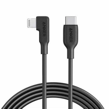 Anker USB C to 90 Degree Lightning Cable PD-iPhone 90cm متجر نصر