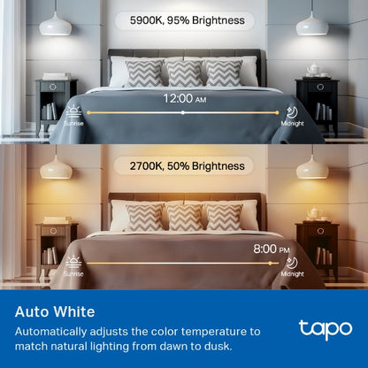 Tapo Smart WiFi Light Bulb, Multicolor 75w / L535E متجر نصر