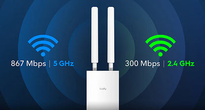 Cudy RE1200 Outdoor AC1200 Wi-Fi Range Extender متجر نصر