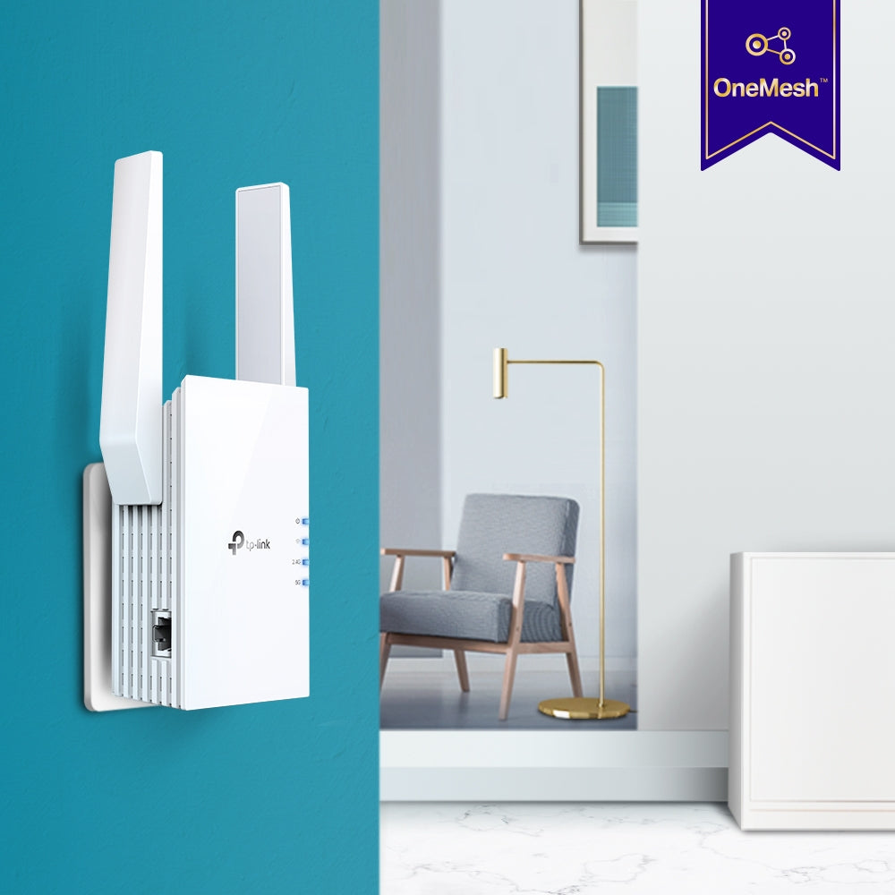 TP-Link AX1800 Wi-Fi Wall Plugged Range Extender / RE605X