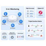 Sonoff AirGuard TH Pressure Zigbee Temperature, Humidity & Air Pressure Sensor key features | SNZB-02M