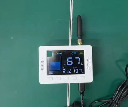 Wireless Tank Level Meter | WiFi Screen + RF Sensor | External Antenna | Stainless Sensor | New Model | EPTech.WiFi.RF.Plus متجر نصر