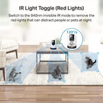 Tapo Surveillance Camera 3mp Indoor Camera Tapo C225 Pan/Tilt AI Home Security Wi-Fi Camera
