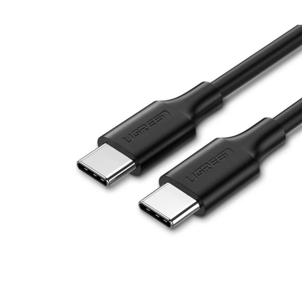 كيبل بيانات UGREEN USB-C 2.0 ذكر إلى USB-C 2.0 ذكر 3 أمبير (أسود) | US286 - متجر نصر