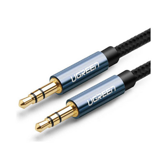 Ugreen AUX audio cable straight minijack 3.5 mm (blue) / AV112 متجر نصر