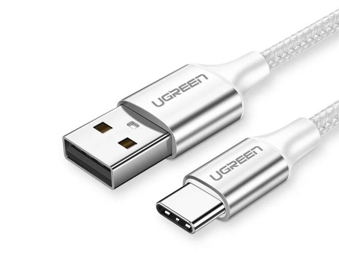 Ugreen USB A to C Quick Charging Cable (White) / 60131-60132-60133