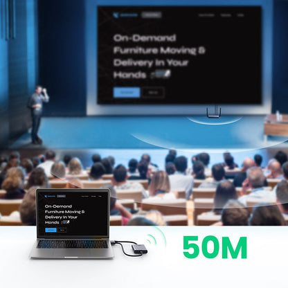 UGREEN HDMI wireless Projector Transmitter + Receiver | 50633A متجر نصر
