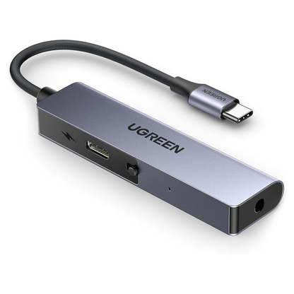 UGREEN USB-C to 3.5mm DAC & 60W PD Adapter | Model 90518 متجر نصر