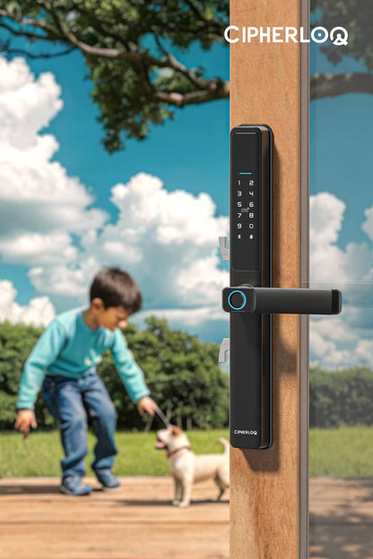 Smart Door Lock for Aluminum Doors Slim Side | SE102x