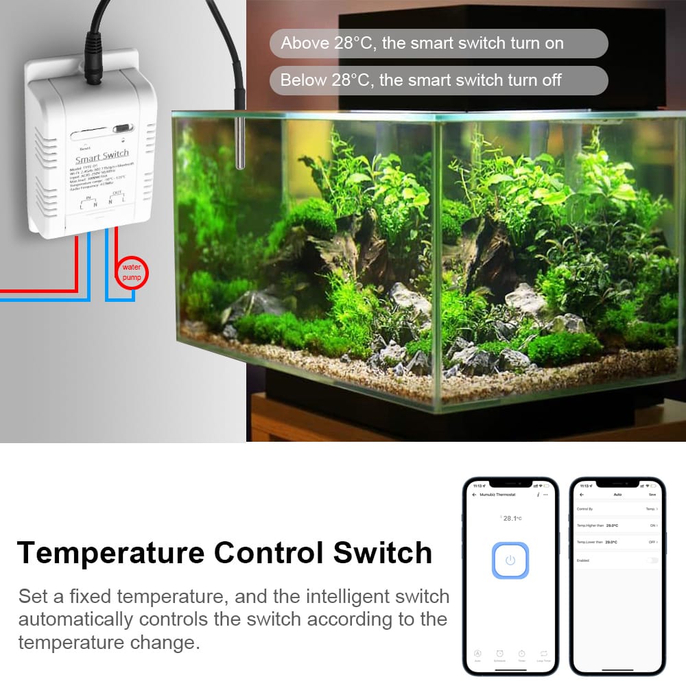 Smart Temperature Switch Tuya