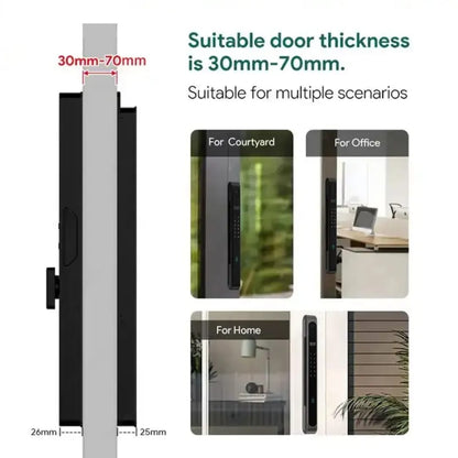 Smart Door Lock SE55 Slim Design (Tri Lock) متجر نصر