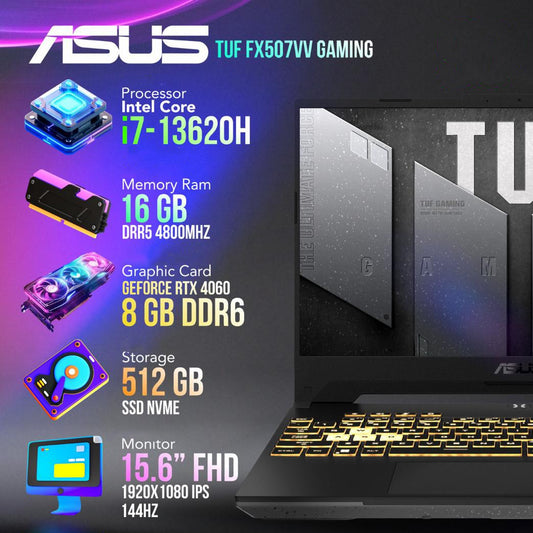 Asus TUF i7 13620H 13Gen 144Hz - RTX 4060