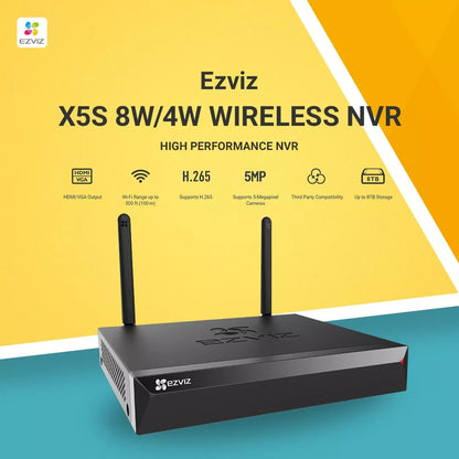 EZVIZ X5S-4W Wireless Network Video Recorder (NVR) 4 Channels متجر نصر