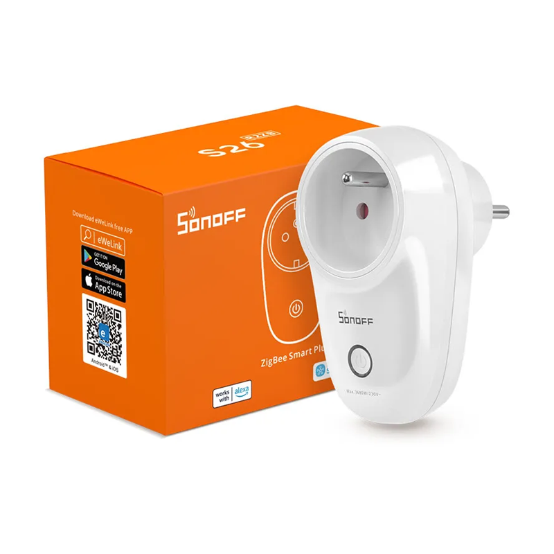 Sonoff S26R2ZBTPF is a Zigbee 3.0 smart plug - متجر نصر