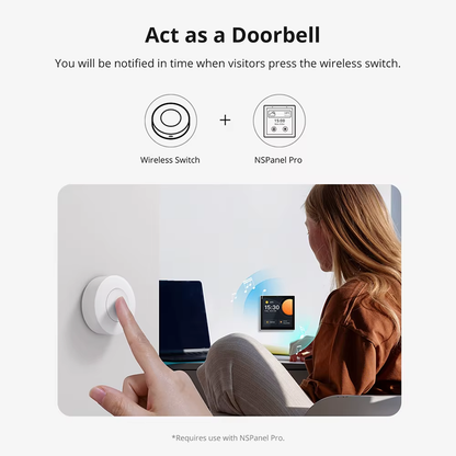 Sonoff SNZB-01P Zigbee Wireless Switch – Customizable Smart Button متجر نصر