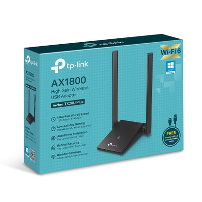 TP-Link Archer TX20U Plus - AX1800 Dual Antennas High Gain Wireless USB Adapter متجر نصر