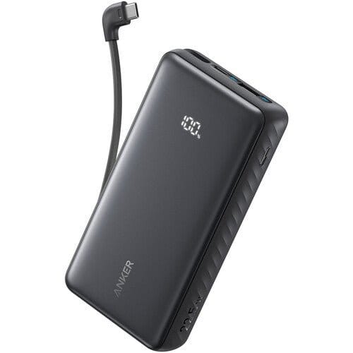 Anker Power Bank | Zolo Power Bank 20,000mAh | 22.5W | Built-In 90° USB-C Cable - متجر نصر