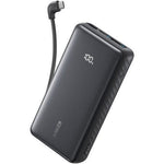 Anker Mobile Phone Accessories 25255 #Black Anker Power Bank | Zolo Power Bank 20,000mAh | 22.5W | Built-In 90° USB-C Cable