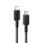 Anker Mobile Phone Accessories Anker 322 USB-C to USB-C Braided Cable – (0.9cm) Black