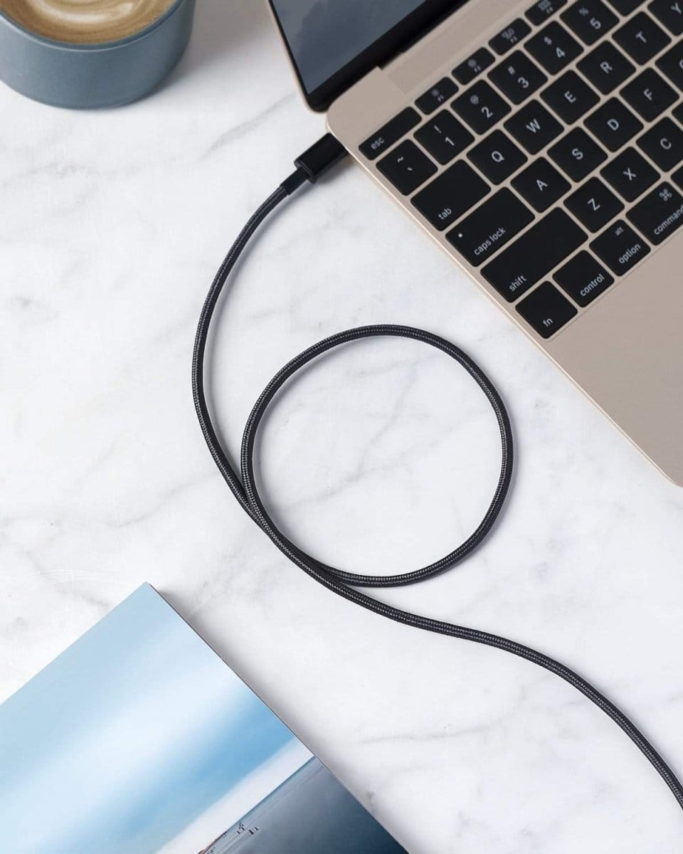 Anker 322 USB-C to USB-C Braided Cable – (0.9cm) Black - متجر نصر