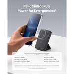 Anker Mobile Phone Accessories Anker 622 Magnetic Battery MagGo 5000mAh Portable Wireless Charger - Black
