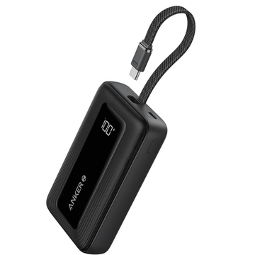 Anker Mobile Phone Accessories Anker A1688 Zolo Power Bank (10K, 30W) with a 5.4-inch (13.7 cm) built-in USB-C cable
