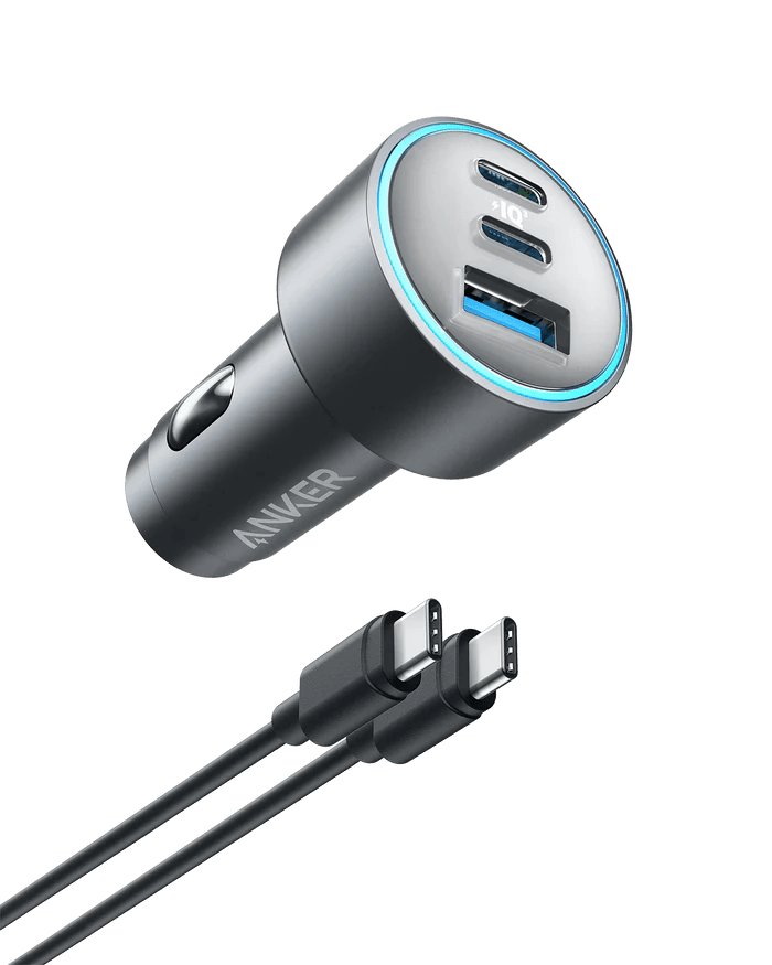 Anker Car Charger | Nano Car Charger 167.5W | 3 Ports | High-Speed Power Delivery - متجر نصر