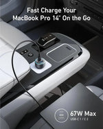 Anker Mobile Phone Accessories Anker Car Charger | Nano Car Charger 167.5W | 3 Ports | High-Speed Power Delivery