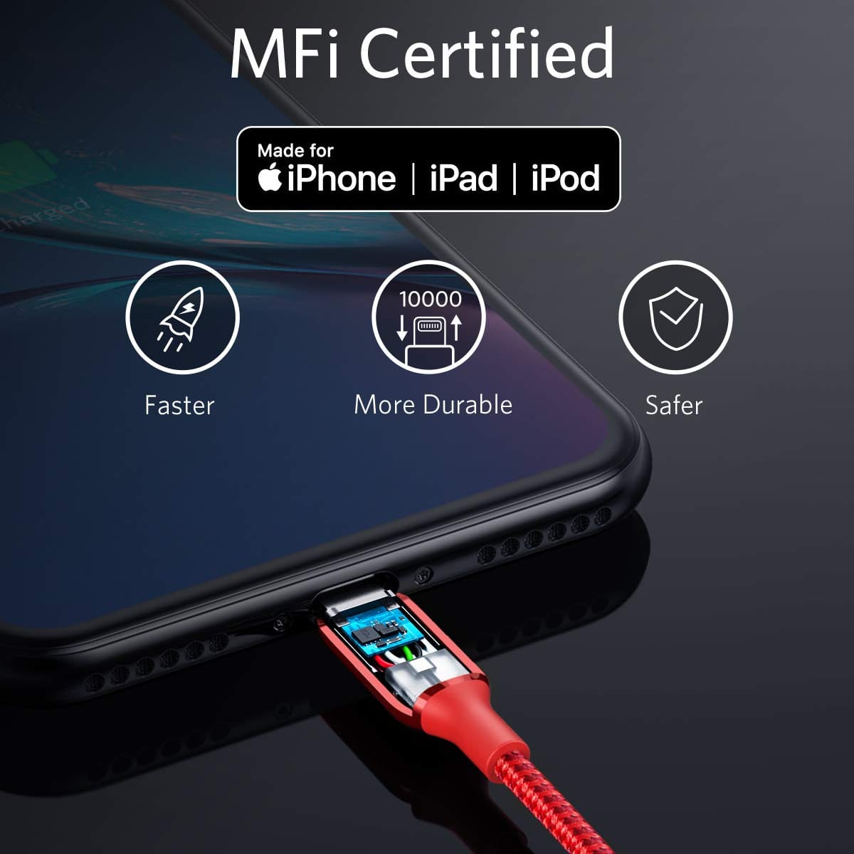 Anker PowerLine + III Lightning to USB A Cable 1.80cm - متجر نصر