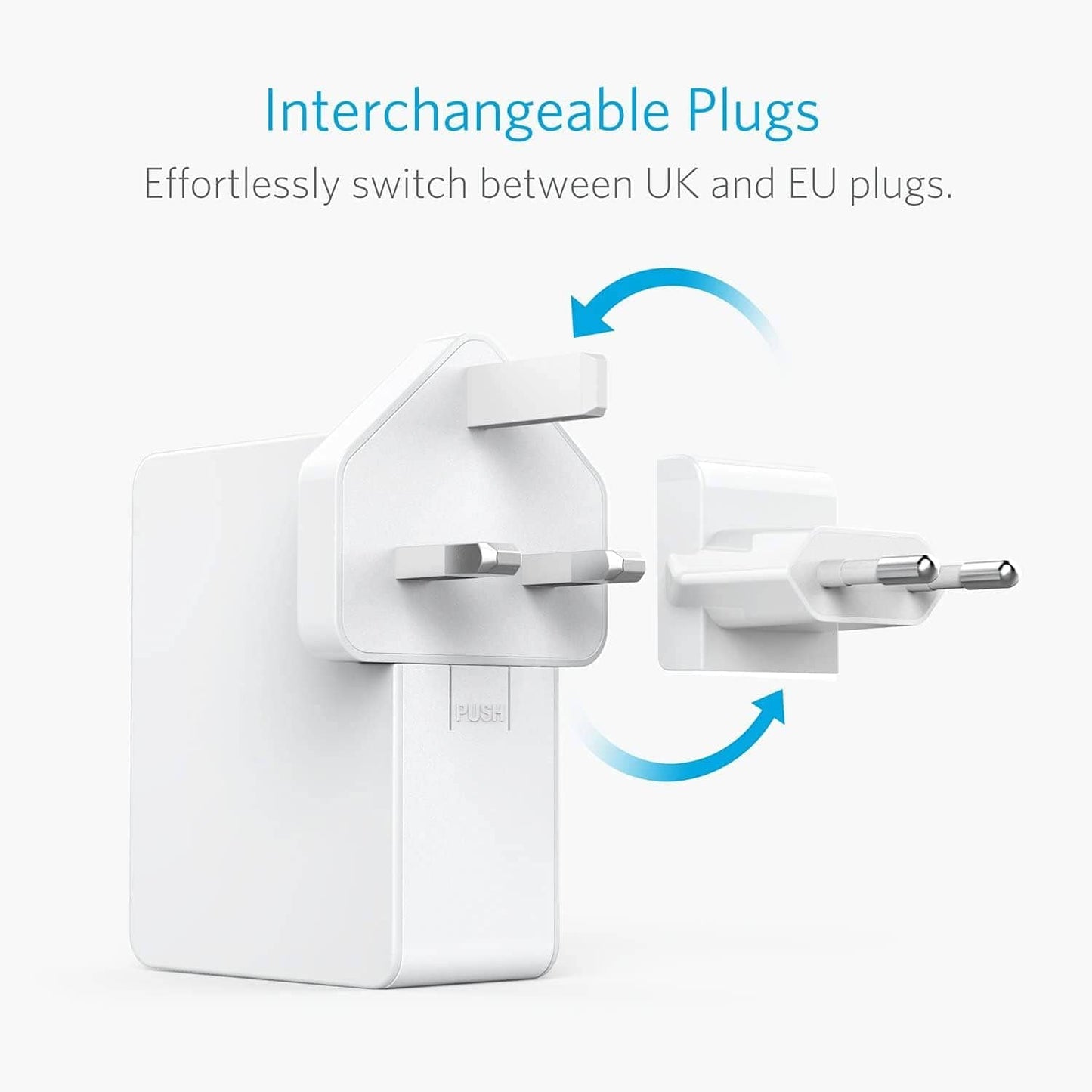 Anker PowerPort 4 Lite Wall Charger - متجر نصر
