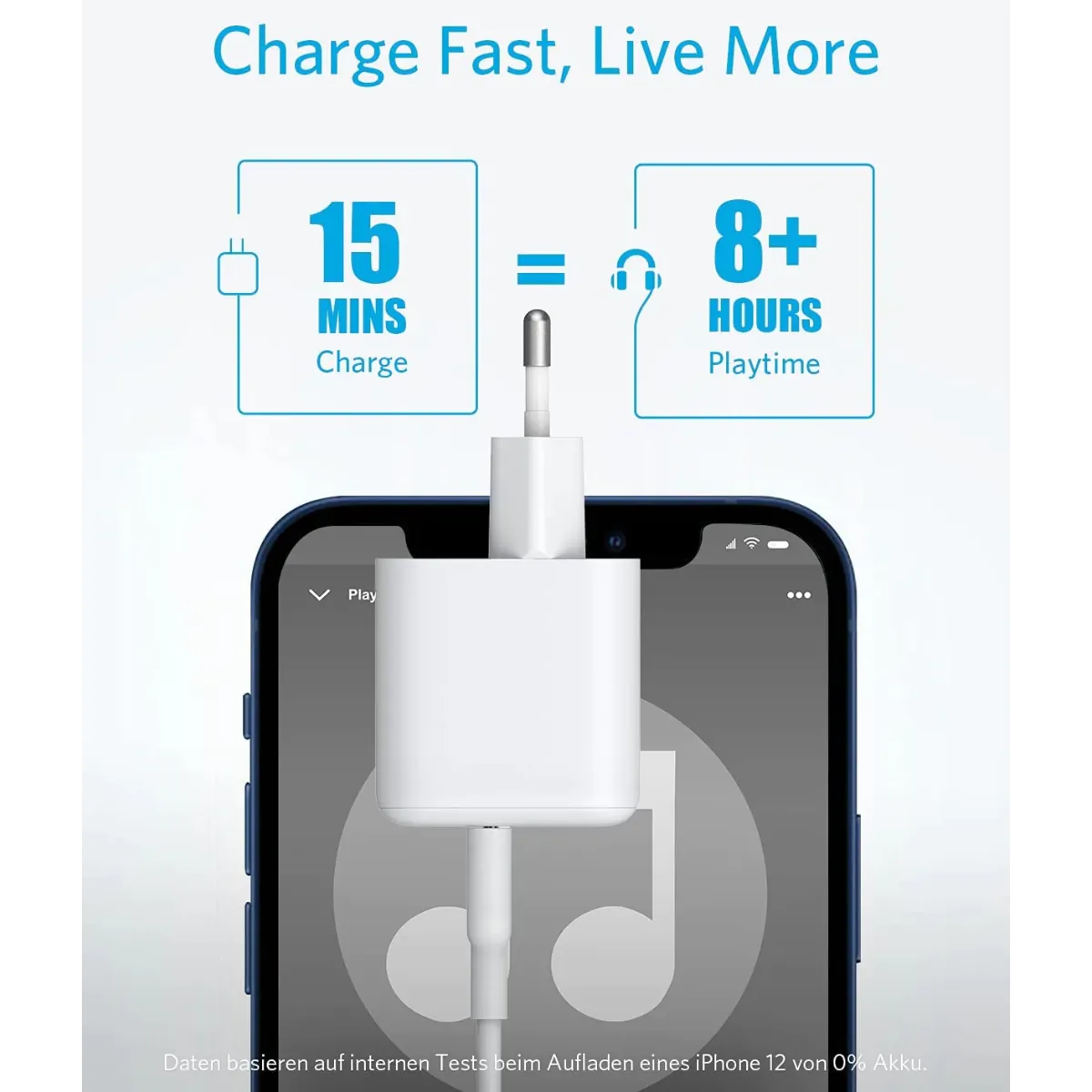شاحن آنكر 20 وات | Anker Power Port III 20W Cube - متجر نصر