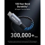 Anker Mobile Phone Accessories Anker Prime USB-C To USB-C Cable 240W 0.9m Upcycled Braided Cable A88E2011
