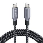 Anker Mobile Phone Accessories Anker Prime USB-C To USB-C Cable 240W 0.9m Upcycled Braided Cable A88E2011
