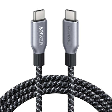 Anker Mobile Phone Accessories Anker Prime USB-C To USB-C Cable 240W 0.9m Upcycled Braided Cable A88E2011