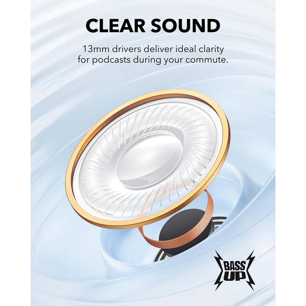 Anker SoundCore K20i Bluetooth Earbuds (Black - Blue) - متجر نصر