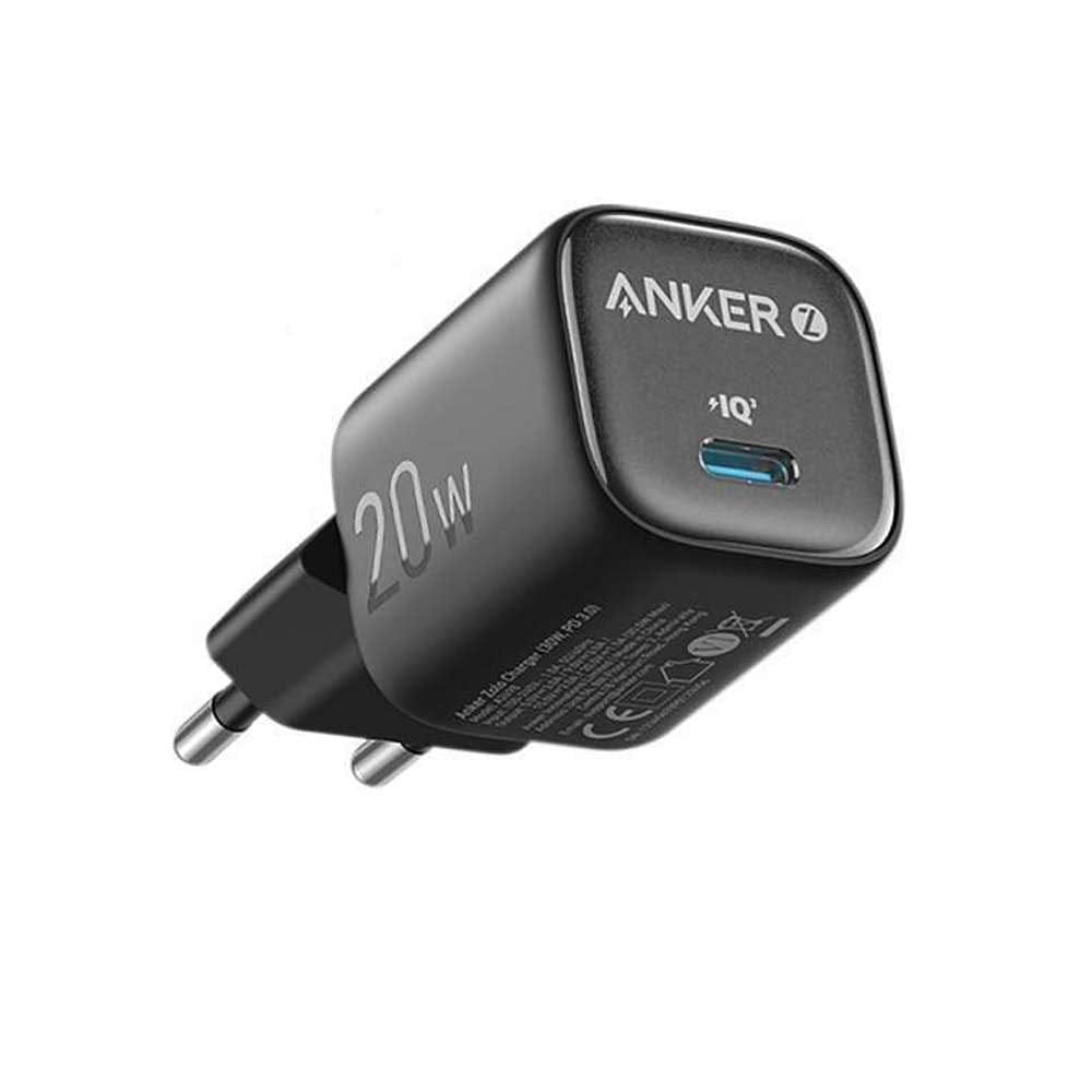 Anker Zolo Charger USB-C Output Wall Charger 20W PD 3.0 Black - متجر نصر