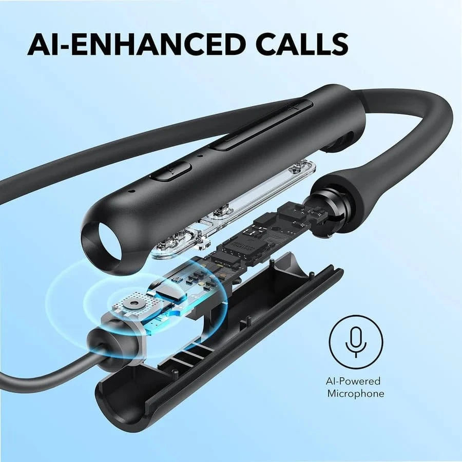 soundcore Neckband Headphones | Life U2i (Upgraded) | 24-Hour Playtime | Crystal-Clear Calls - متجر نصر
