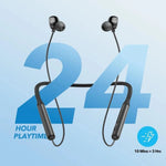 Anker Mobile Phone Accessories soundcore Neckband Headphones | Life U2i (Upgraded) | 24-Hour Playtime | Crystal-Clear Calls